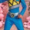 Boy’s Dino Charge Blue Ranger Costume Power Rangers Blue Outfit with Mask & Belt